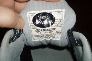 Label Daddy Camp Labels on Gymshoe