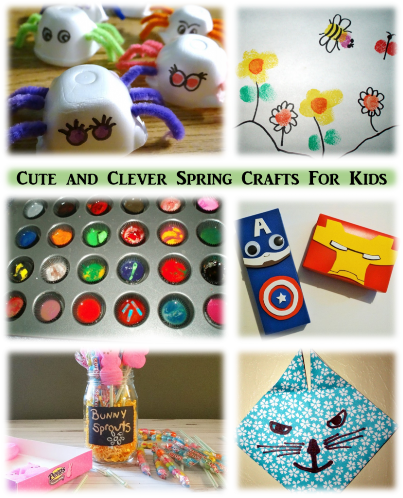 12 Super-Cute and Clever Spring Crafts For Kids