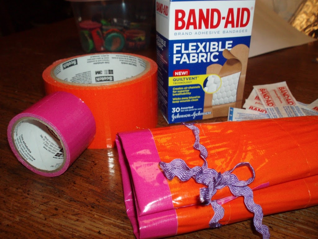 Teen Craft Time - Colored, Patterned Duct Tape Crafts
