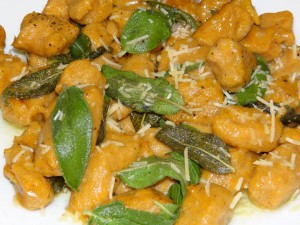 Sweet Potato Gnocchi with Sage Brown Butter Sauce