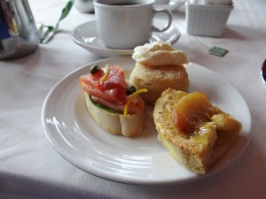 Tea time treats on Carnival Conquest (c) Rural Mom