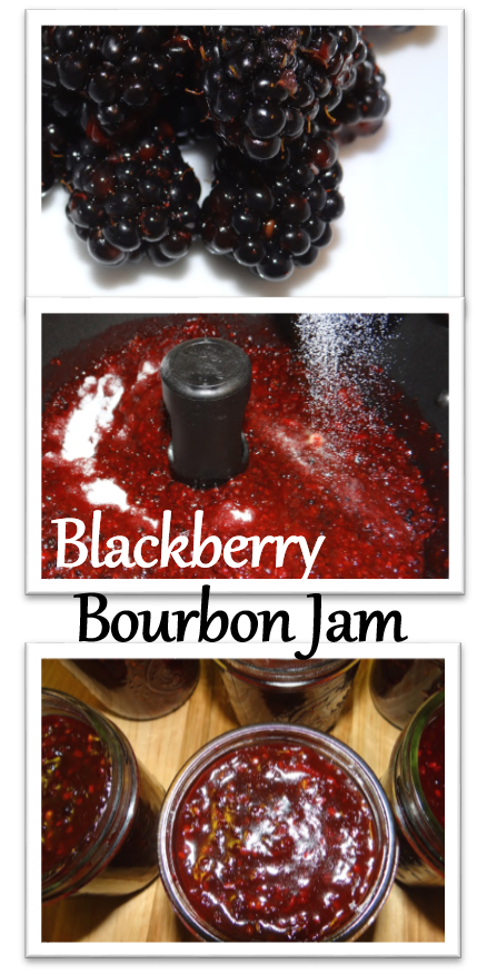 Wild Blackberry Bourbon Jam #Recipe