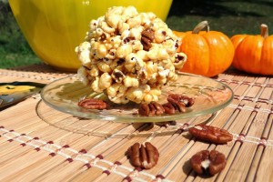 Sea-Salted Sorghum Pecan Popcorn Balls Recipe