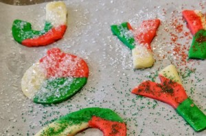 Tri-Color Christmas Joy Cookies