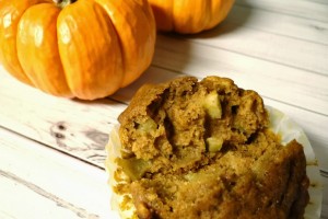 Fall Harvest Pumpkin Apple Muffins