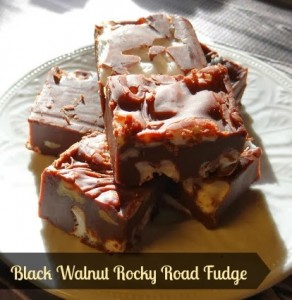 Quick & Easy Black Walnut Rocky Road Fudge #Recipe