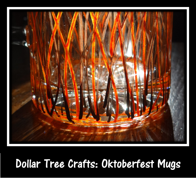 Dollar Tree Crafts: Paint Your Own Oktoberfest Beer Glass Tutorial #DIY