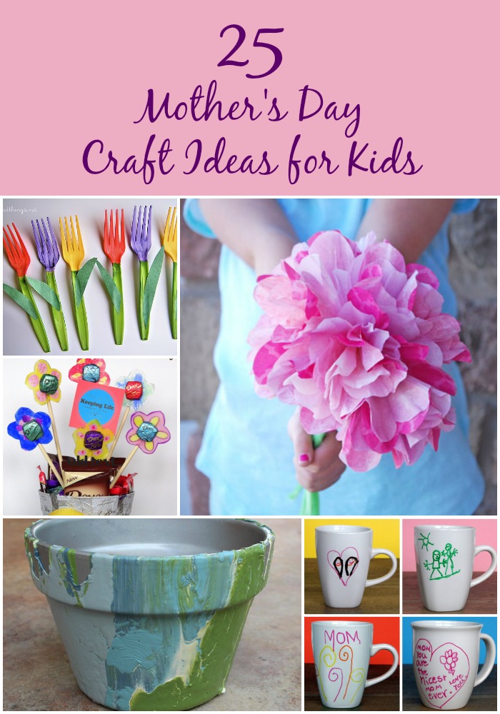 25 Lovely Mother's Day Craft Ideas for Kids