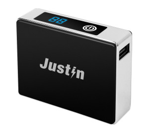 Justin Power Bank LCD Dispay - Unique Gift Ideas for Mother's Day
