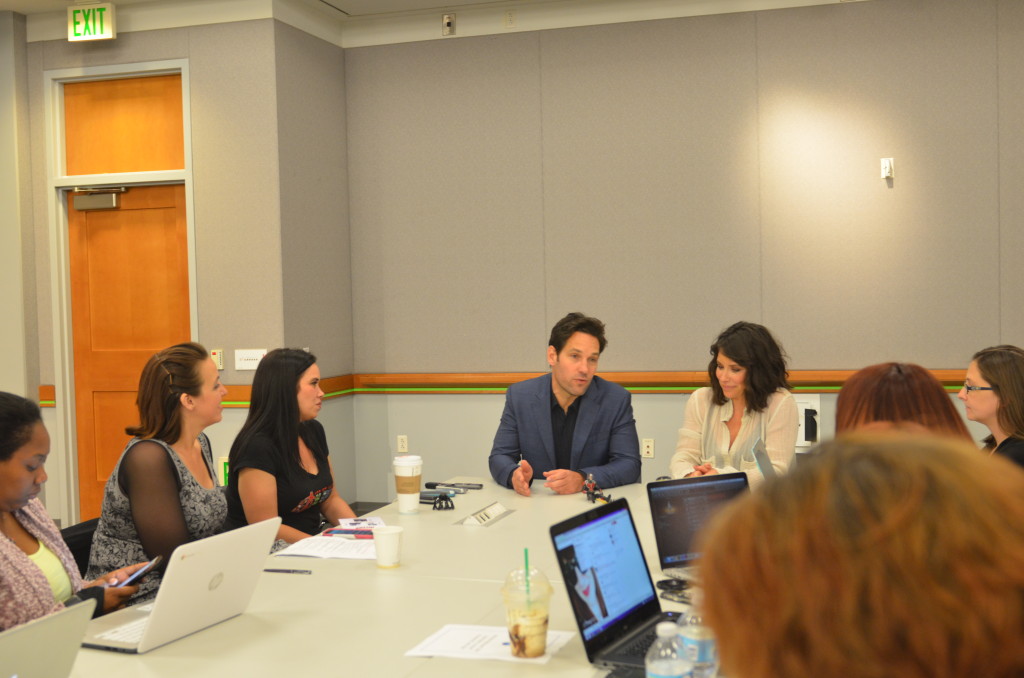 Exclusive Ant-Man Interview with Paul Rudd and Evangeline Lilly #AntManEvent