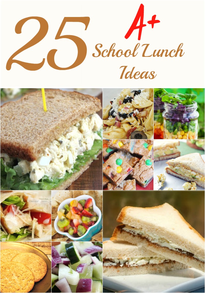 25 A+ School Lunch Ideas Rural Mom