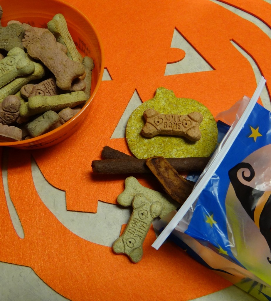 Halloween Pumpkin Peanut Butter Dog Treats Recipe #TreatThePups