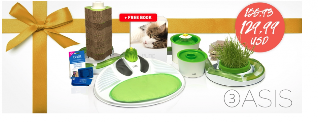 Our Top Holiday Gift Pick for Cats is the Cat-It Oasis!