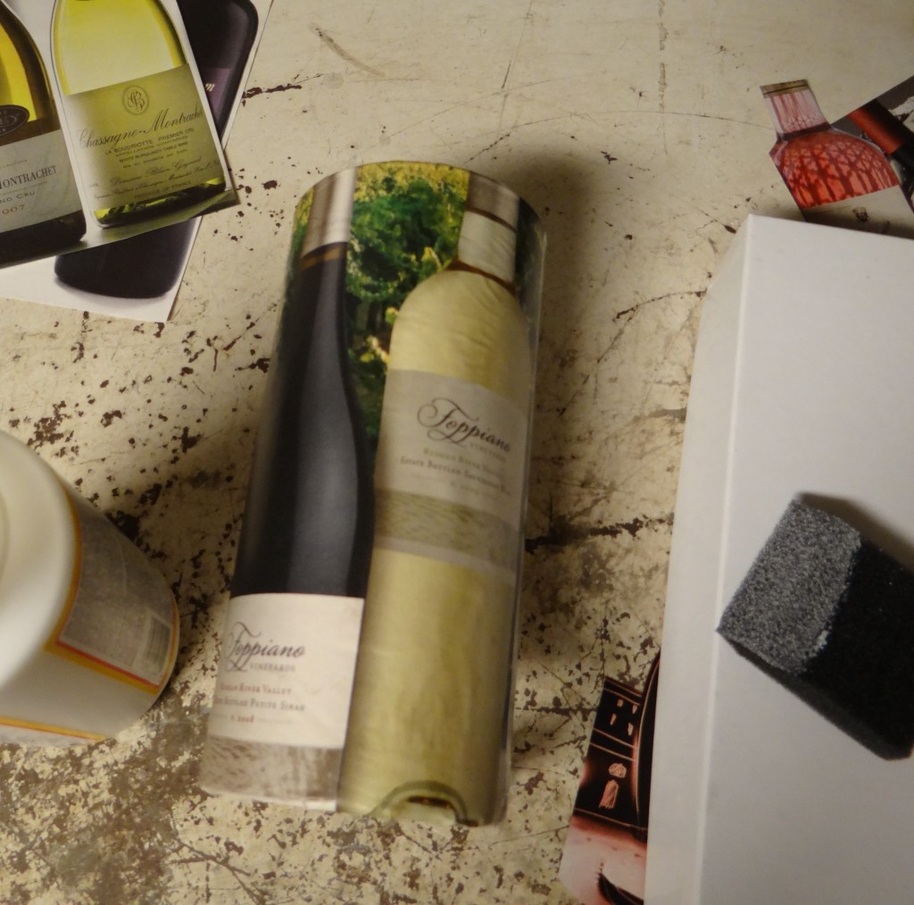 DIY Mod Podge Wine Vase Tutorial