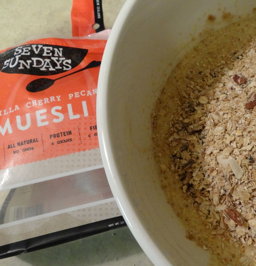 Vanilla Cherry Pecan Muesli Muffins Recipe