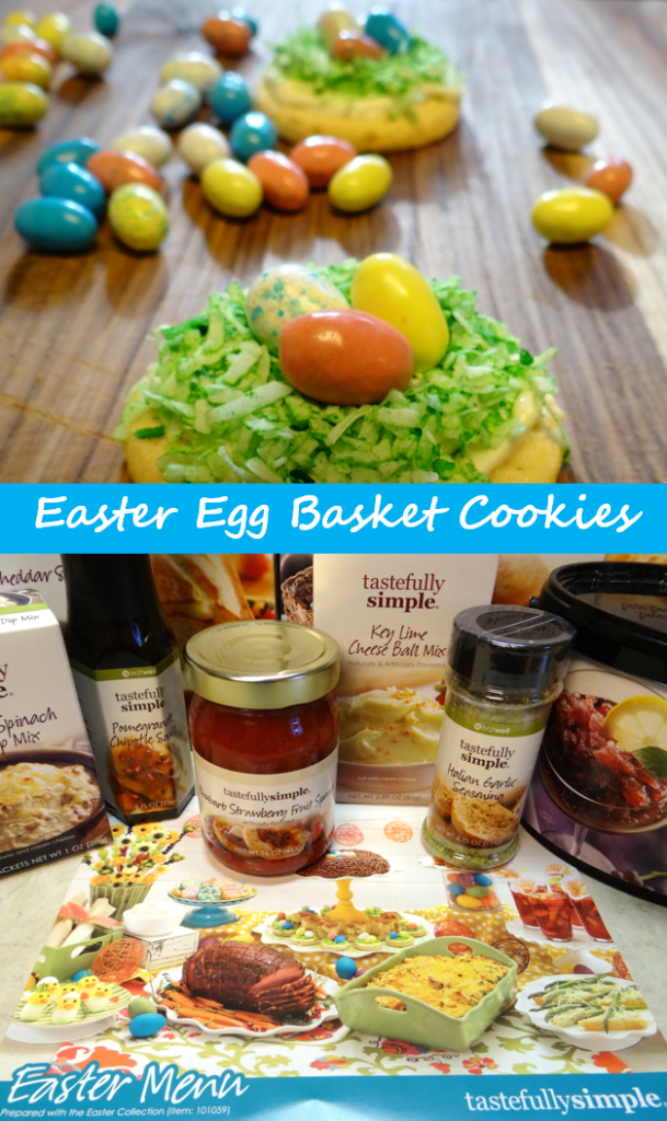 Easter Egg Basket Cookies | Tastefully Simple Easter Menu 