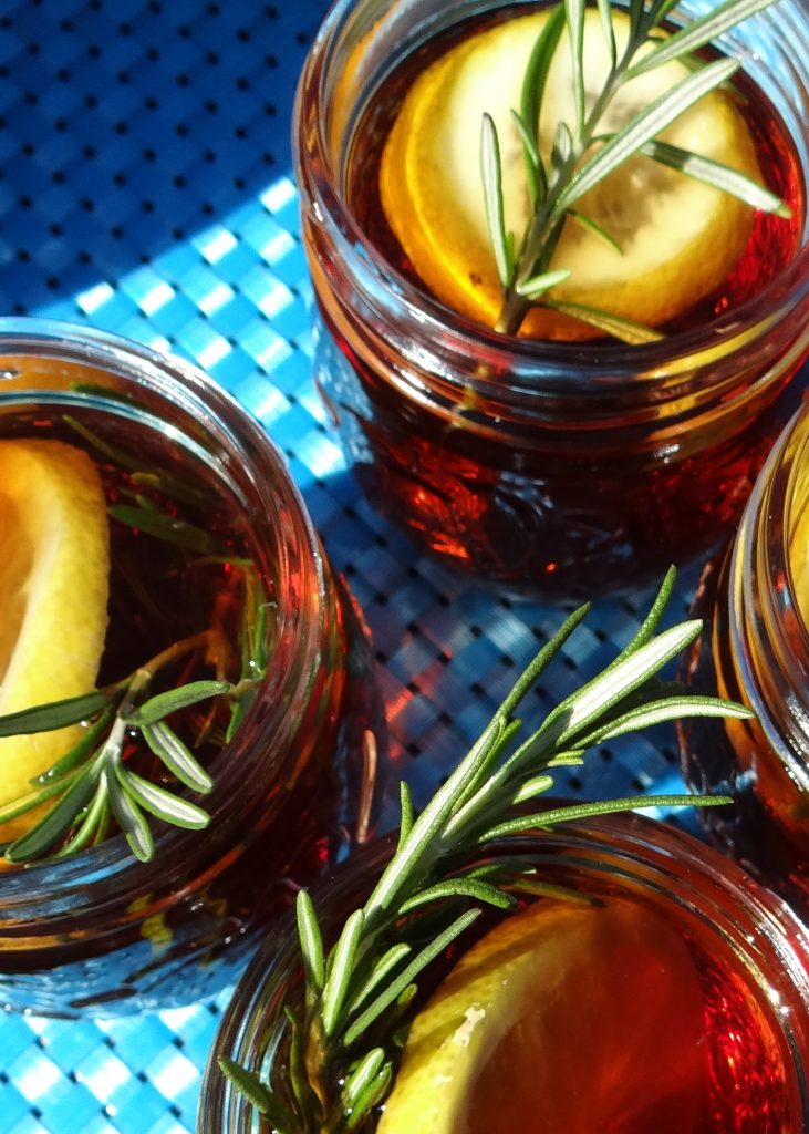 What's Your Southern Tea Style? #EmbraceYourTaste Sweet Tea with Lemon and Rosemary Recipe