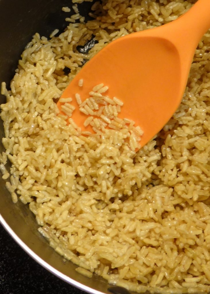 Quick and Easy Oregano Buttered Brown Rice