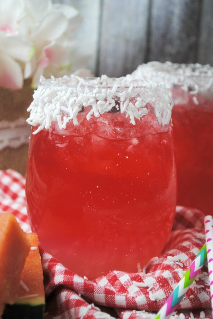 Watermelon Picnic Cooler Cocktail
