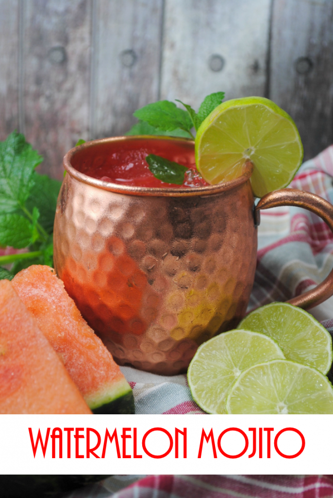 Watermelon Mojito Recipe - Mocktail and Cocktail versions