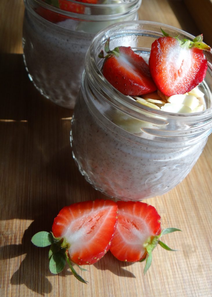 Overnight Strawberry Chia Pudding from Sun Basket 