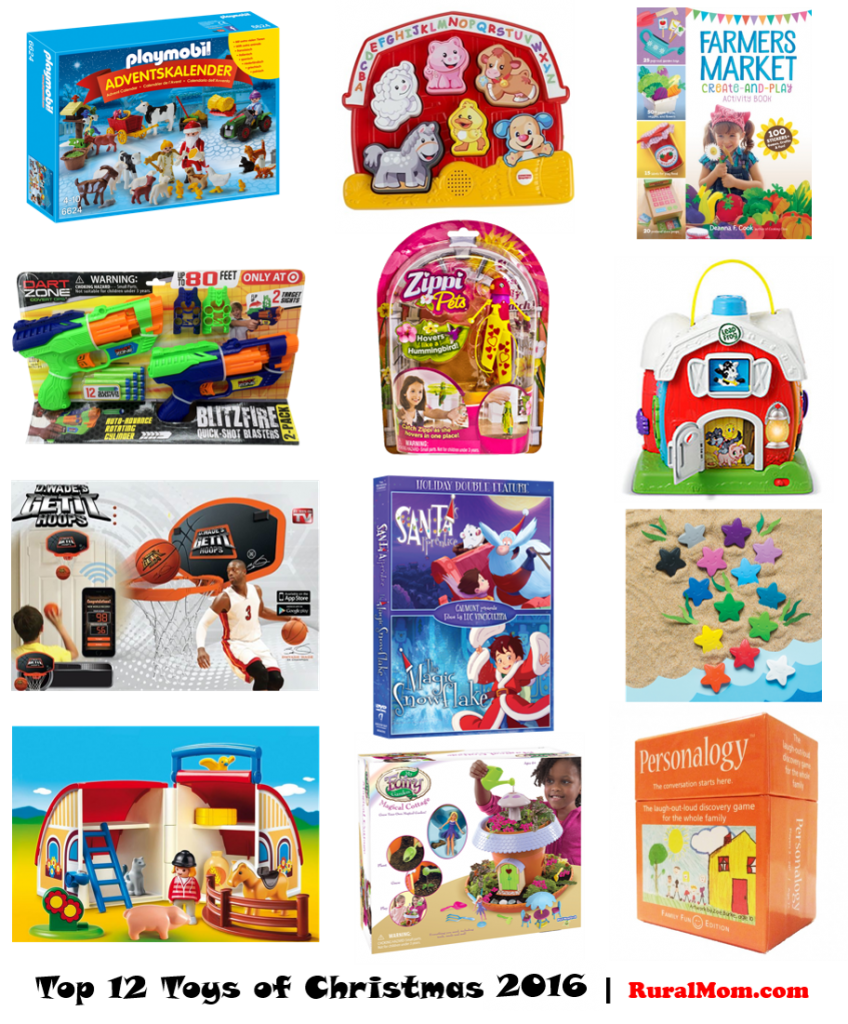 Rural Mom's Top 12 Toys of Christmas | 2016 Guide Rural Mom