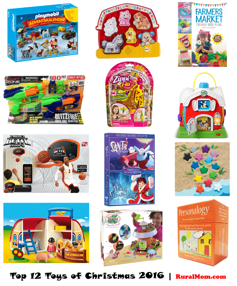 Rural Mom's Top 12 Toys of Christmas | 2016 Guide Rural Mom