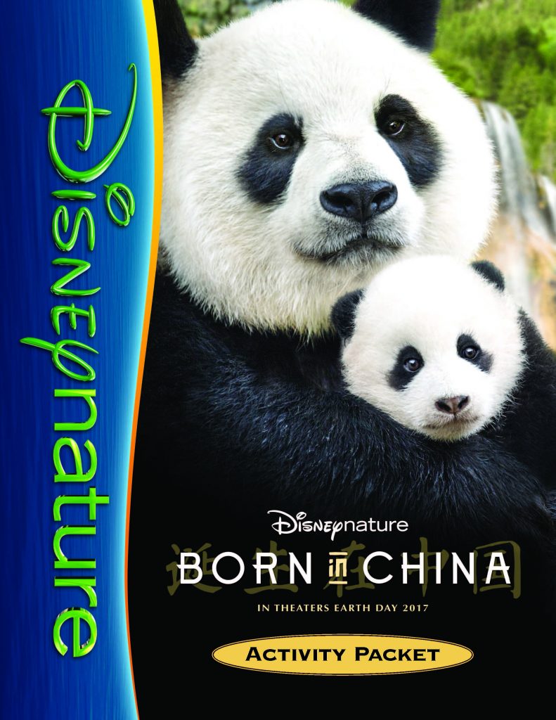 Disneynature BORN IN CHINA Activity Packet