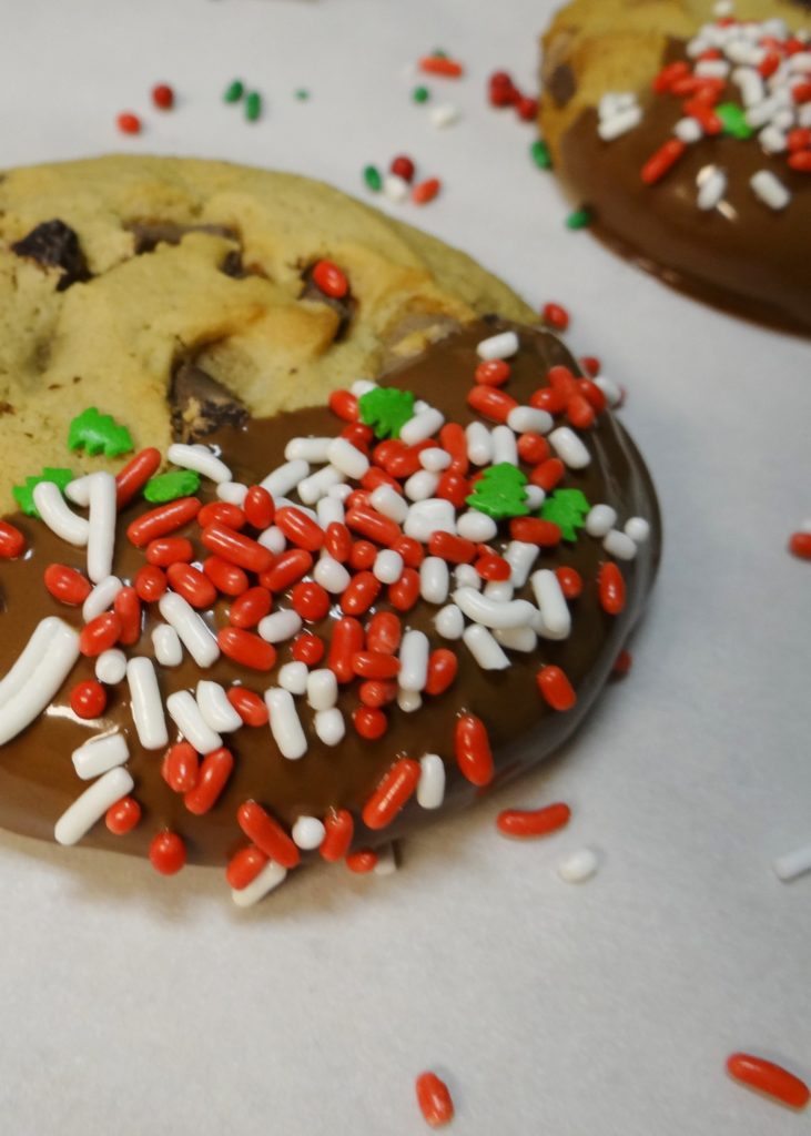 Ready in Minutes! 3 Holiday Dessert Hacks You'll Love - Chocolate Dipped Cookies