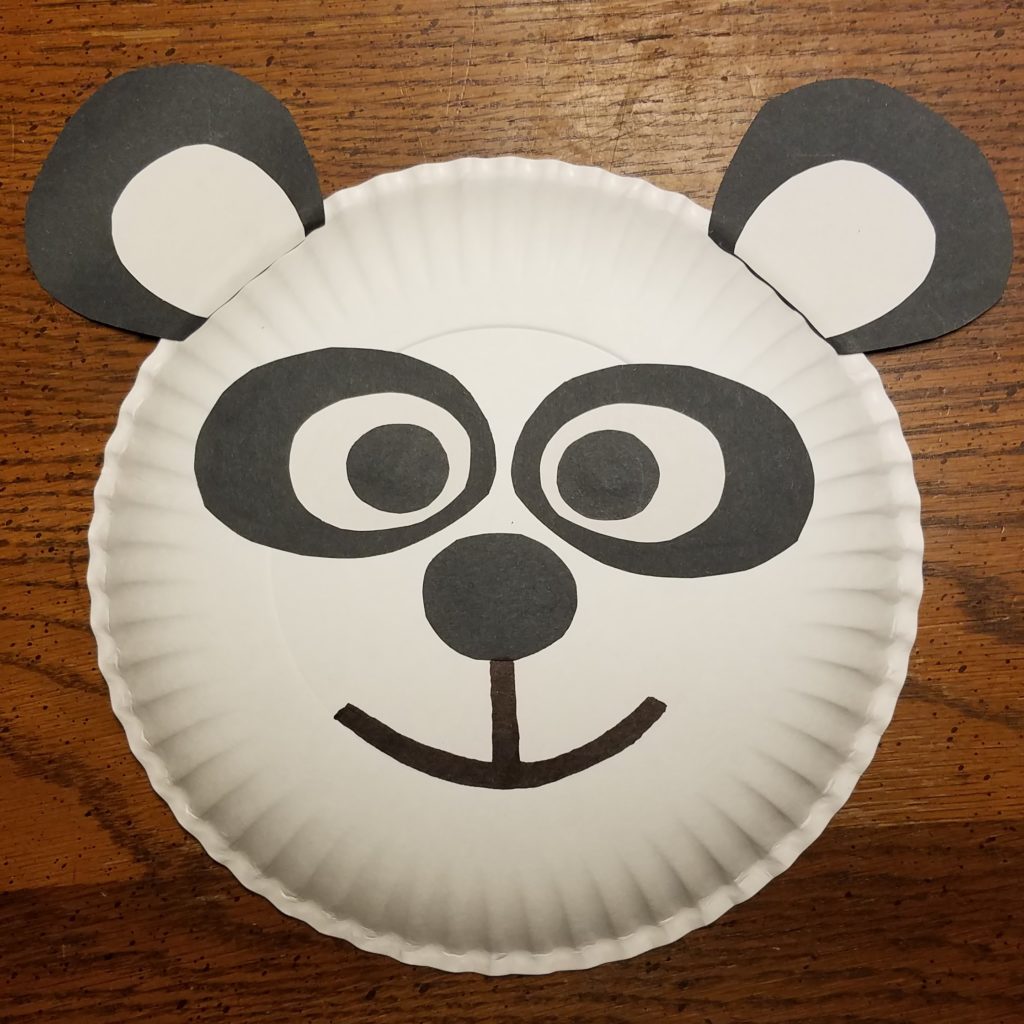 BORN IN CHINA Paper Plate Craft - Giant Panda