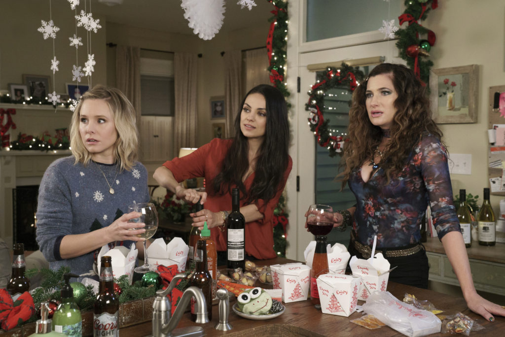 A Bad Moms Christmas chat with Mila Kunis, Kristen Bell and Kathryn Hahn