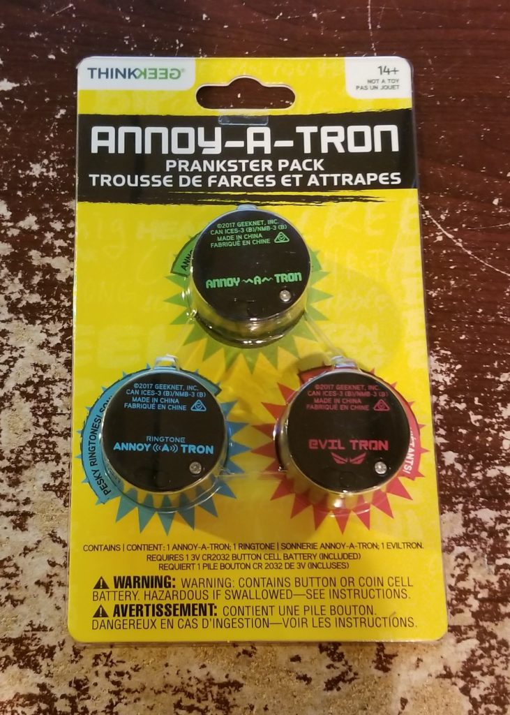 Holiday Fun in the palm of your hand: Annoy-A-Tron Prankster Pack