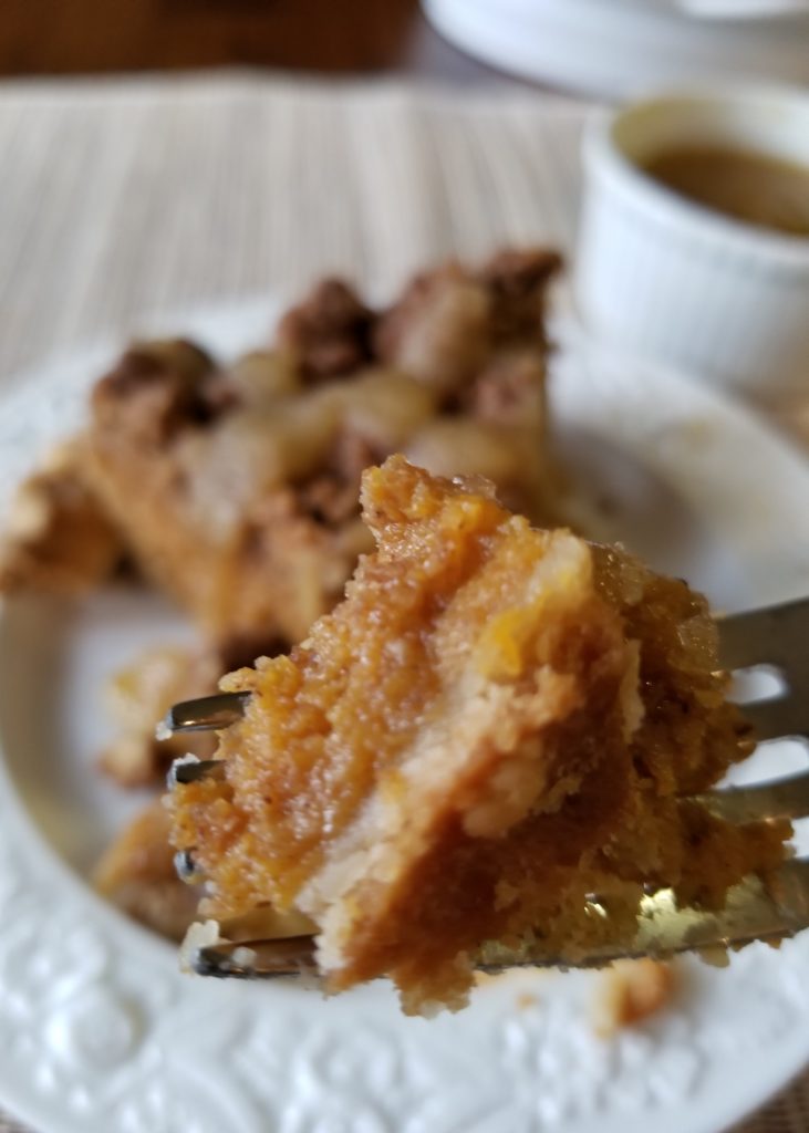 Gourmet Pumpkin Pie Hack: Black Walnut Crumb and Kentucky Bourbon Sugar Sauce