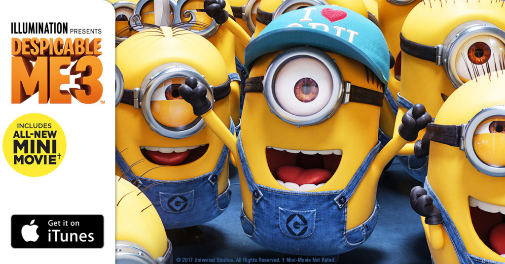 Despicable Me 3 on iTunes (Giveaway!) 