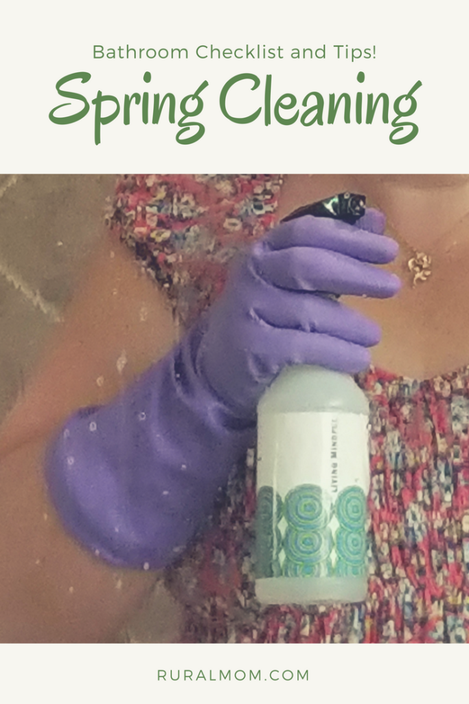 Bathroom Spring Cleaning Checklist and Tips (with Living Mindful!) 