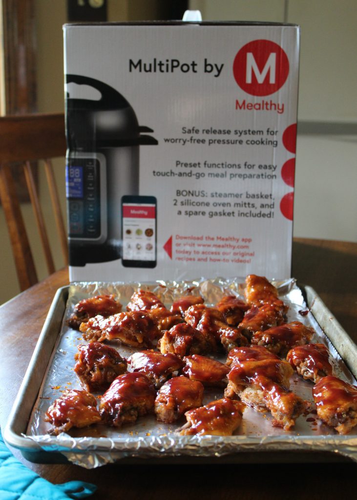 Apple Cider Barbecue Wings with Mealthy MultiPot