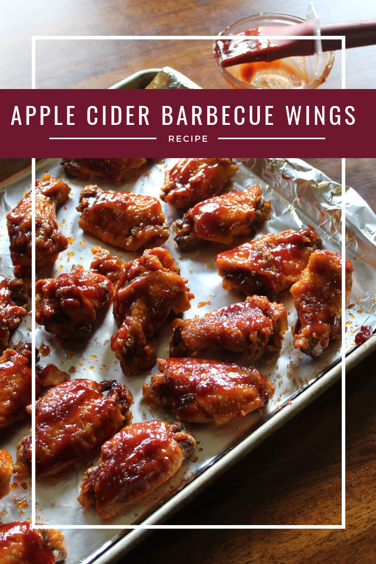 Apple Cider Barbecue Chicken Wings