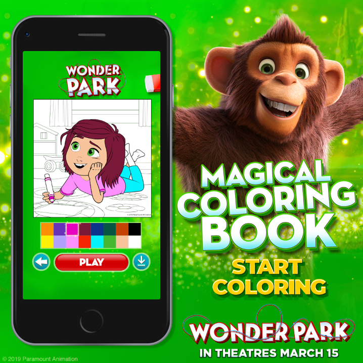 Wonder Park Magical Coloring Book