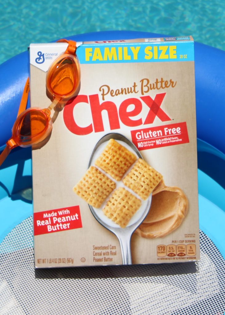 Poolside with Peanut Butter Chex