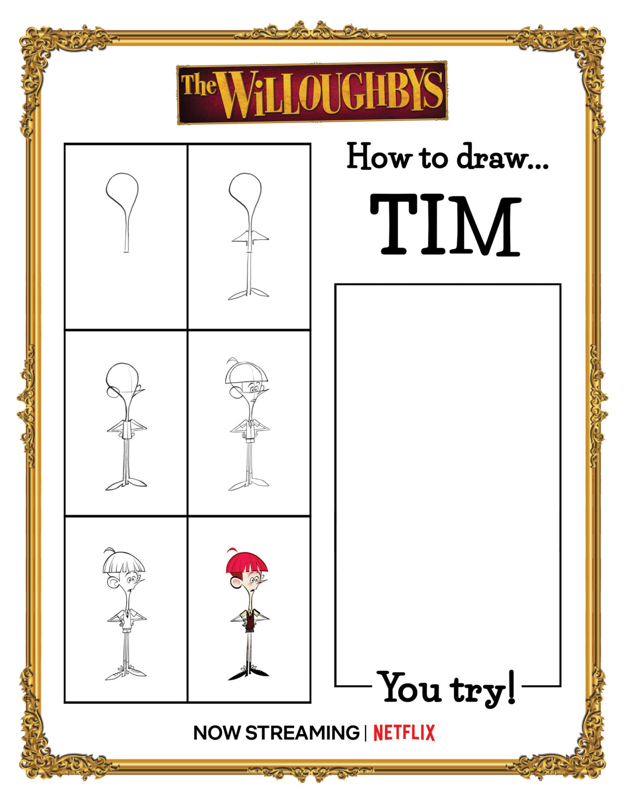 Learn How To Draw THE WILLOUGHBYS Rural Mom