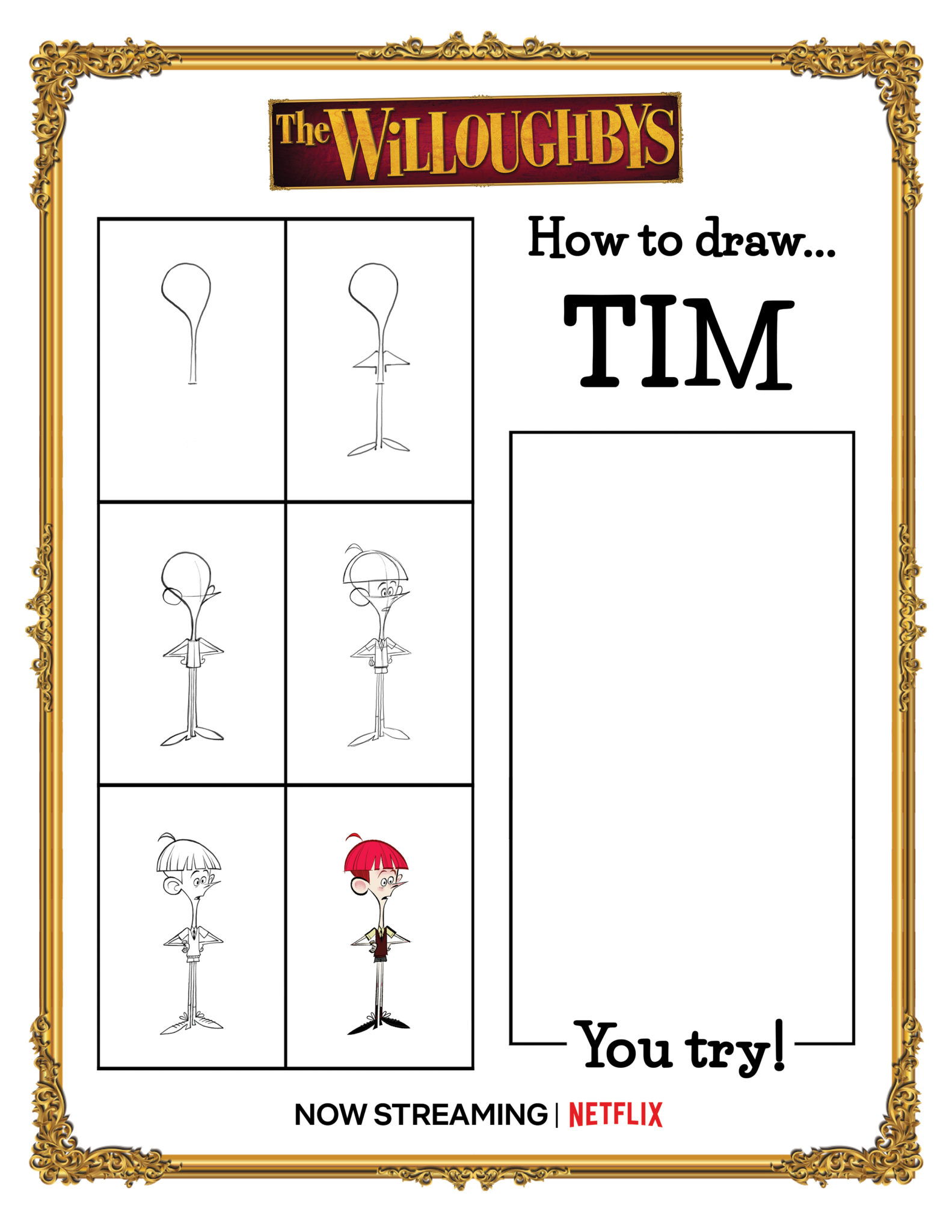 Learn How to Draw THE WILLOUGHBYS