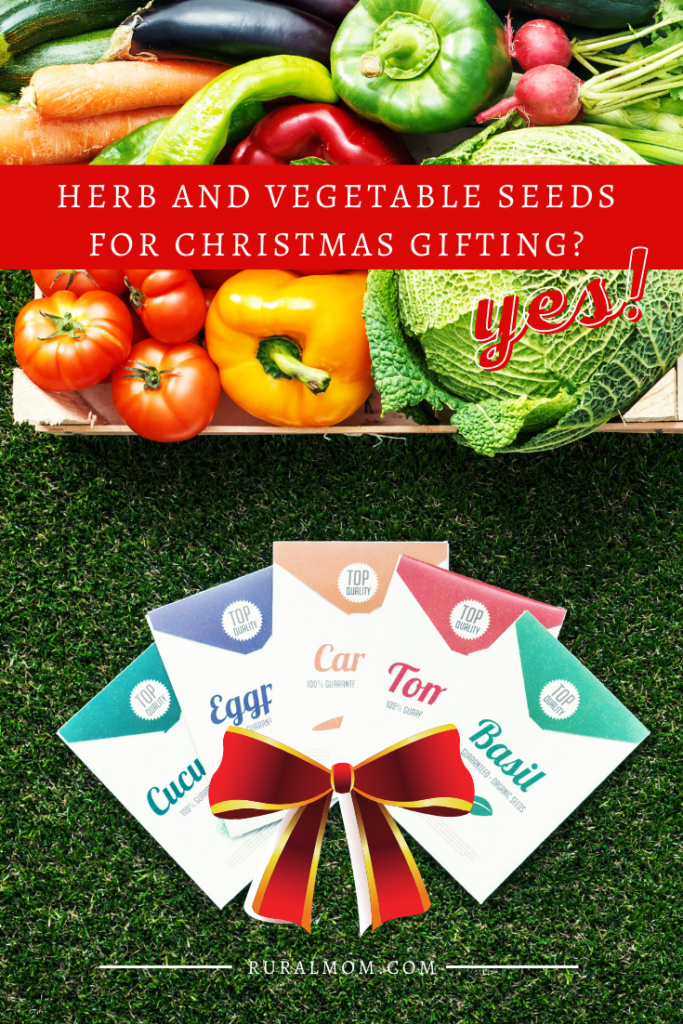 Herb and Vegetable Seeds for Christmas Gifting? Heck yes!