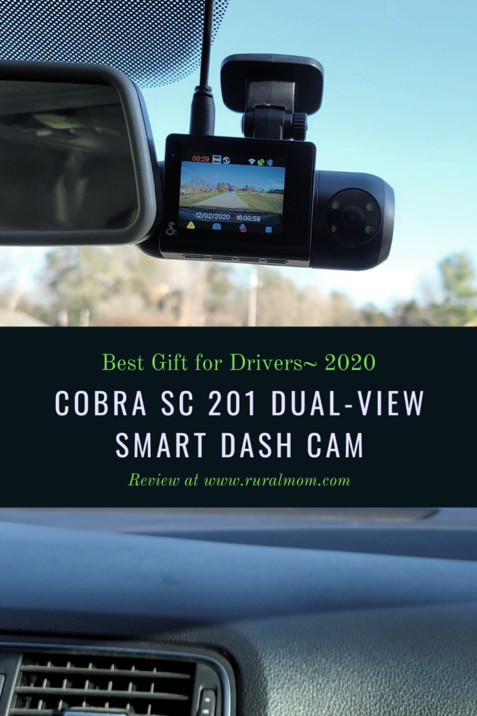 Best Gift for Drivers | Cobra SC 201 Dual-View Smart Dash Cam