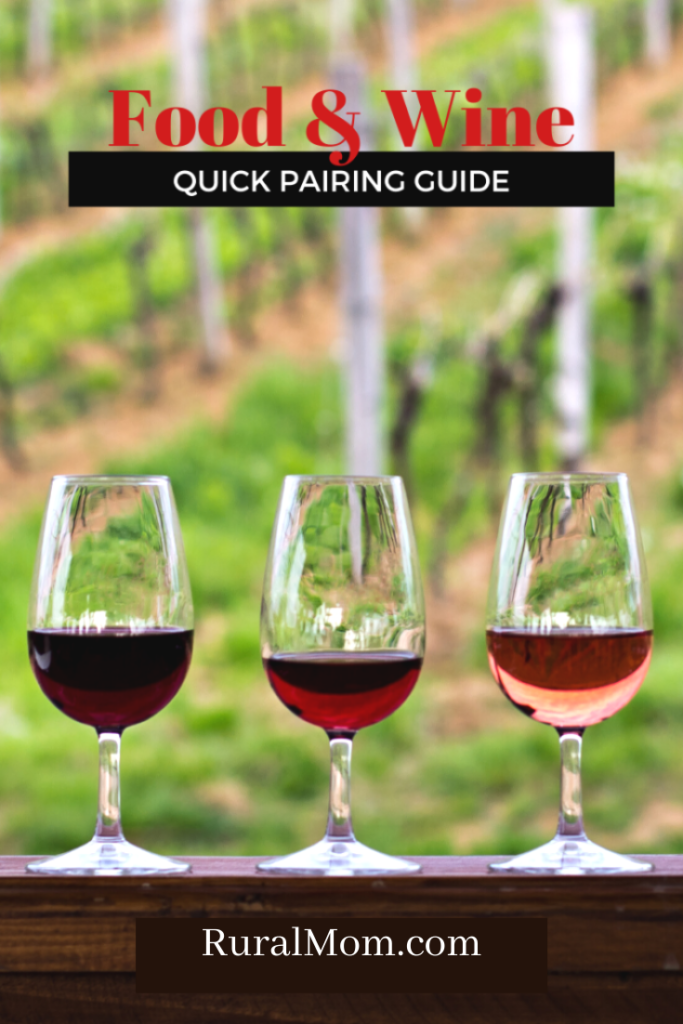 Quick Guide to Food and Wine Pairing